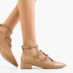 Pantofi cu toc Leslie Nude-Pantofi cu toc-Pantofi cu toc