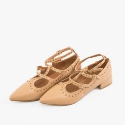 Pantofi cu toc Leslie Nude 4