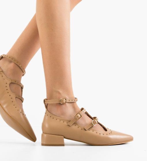 Pantofi cu toc Leslie Nude-Pantofi cu toc-Pantofi cu toc
