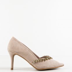 Pantofi dama Caiden Bej 3