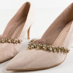 Pantofi dama Caiden Bej 4