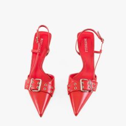 Pantofi dama Chuks Rosii 3