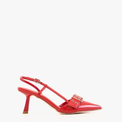 Pantofi dama Chuks Rosii 5