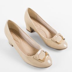 Pantofi dama Collier Bej 6