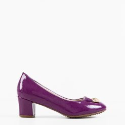 Pantofi dama Collier Mov 4