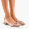 Pantofi dama Cormac Roz-Pantofi cu toc-Pantofi cu toc