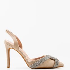 Pantofi dama Erika Bej 3