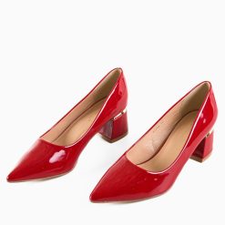 Pantofi dama Fedlimi Rosii 4