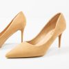 Pantofi dama Jayanta Bej-Pantofi cu toc-Pantofi cu toc