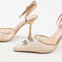 Pantofi dama Karmen Bej 4