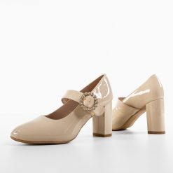 Pantofi dama Renee Bej 4
