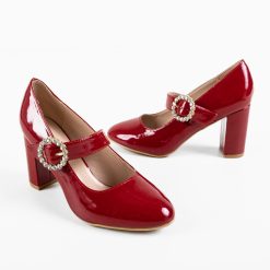 Pantofi dama Renee Rosii 6