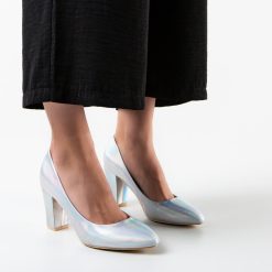 Pantofi dama Sami Argintii 3