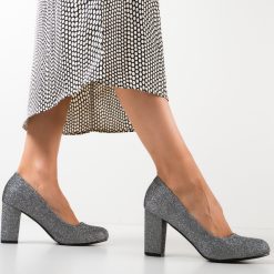 Pantofi dama Ursen Gri 2