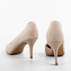 Pantofi dama Zahrao Bej 5