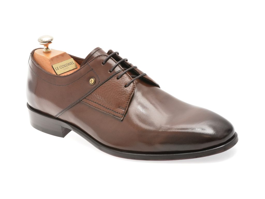 Pantofi eleganti LE COLONEL maro