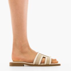 Papuci dama Booke Albi 2