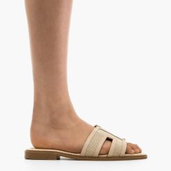 Papuci dama Booke Bej 5