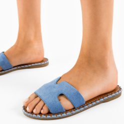 Papuci dama Freska Albastre 3