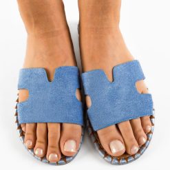 Papuci dama Freska Albastre 4