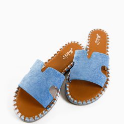 Papuci dama Freska Albastre 7