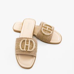 Papuci dama Harold Bej 4