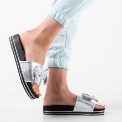 Papuci dama Marves Argintii 2