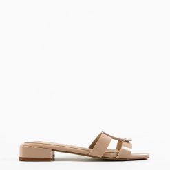 Papuci dama Nitya Bej 3