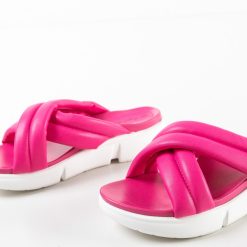 Papuci dama Viviene Fuchsia 5