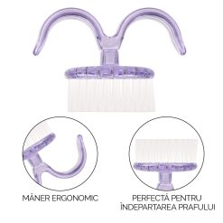 Perie Praf Unghii SensoPRO Milano Lilac Clear 2