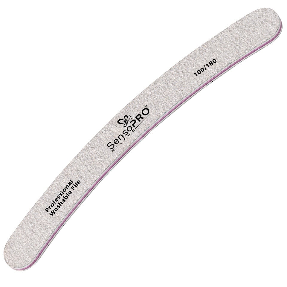 Pila Unghii Banana granulatia 100/180 - SensoPRO Milano-Accesorii Unghii > Pile Unghii / Buffer