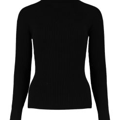 Pulover striat cu guler inalt-FEMEI/IMBRACAMINTE/Pulovere si cardigane-IMBRACAMINTE/Pulovere si cardigane