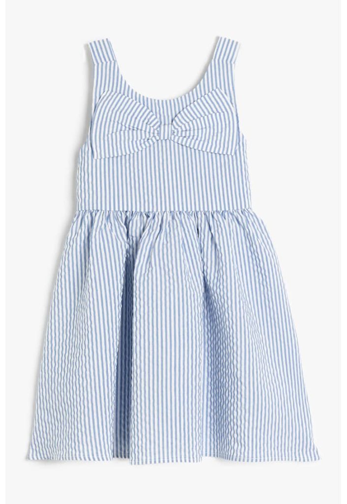 Rochie cu aplicatie funda si dungi-FETE/IMBRACAMINTE/Rochii-IMBRACAMINTE/Rochii