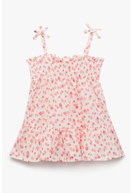 Rochie evazata cu model floral-FETE/IMBRACAMINTE/Rochii-IMBRACAMINTE/Rochii