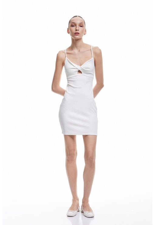 Rochie midi cambrata cu decupaj pe spate-FEMEI/IMBRACAMINTE/Rochii-IMBRACAMINTE/Rochii