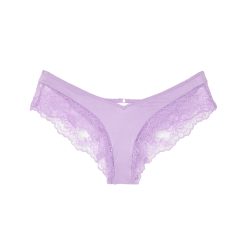 Rose lace-trim high-leg cheeky panty m M-Imbracaminte-