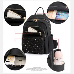 Rucsac dama Adania GT2032 Negru 6