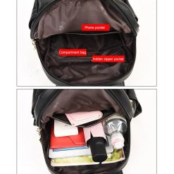 Rucsac dama Adelina GT968 model negru 2