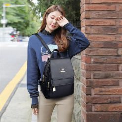 Rucsac dama Adelina GT968 model negru 5