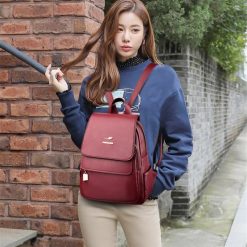 Rucsac dama Adelina GT969 model bordo 4