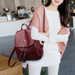 Rucsac dama Amanda GT557 model bordo 5