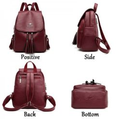 Rucsac dama Amanda GT557 model bordo 6