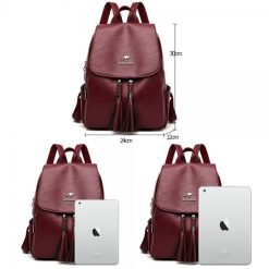 Rucsac dama Amanda GT557 model bordo 7