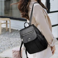 negru-Femei-Rucsacuri dama 