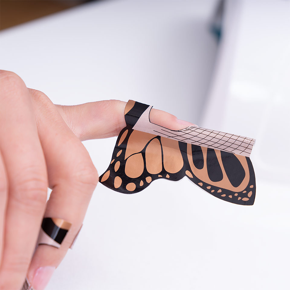 Sabloane Constructie Unghii LUXORISE Fluture 50 buc 3