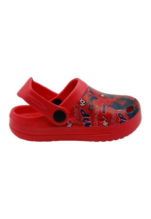 Saboti cu imprimeu Spiderman-FETE/INCALTAMINTE/Papuci-INCALTAMINTE/Papuci