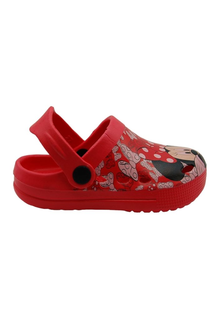 Saboti slingback cu imprimeu Minnie Mouse-FETE/INCALTAMINTE/Papuci-INCALTAMINTE/Papuci