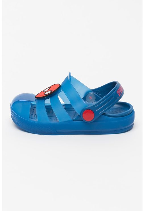 Saboti slingback cu model Spiderman-BAIETI/INCALTAMINTE/Papuci-INCALTAMINTE/Papuci
