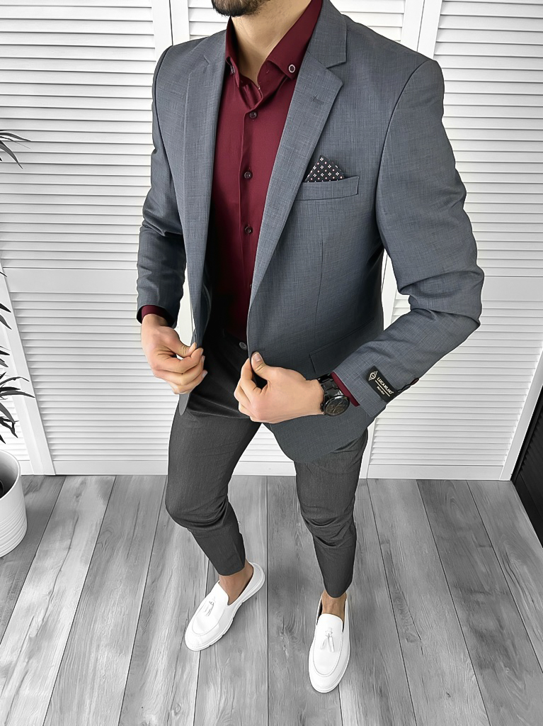 Sacou barbati slim fit 10343 O5-3.3-Sacouri barbati
