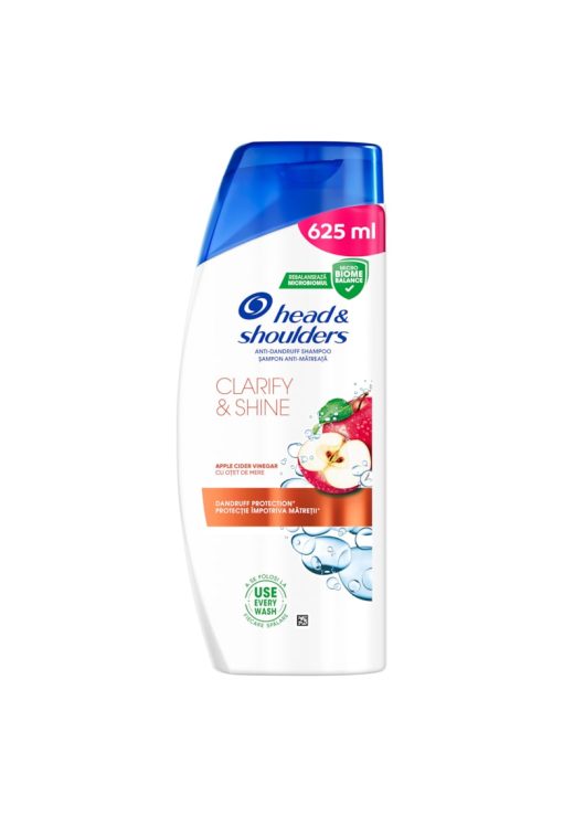 Sampon anti-matreata Head & Shoulders Clarify & Shine cu otet de mere - 625ml-FEMEI/INGRIJIRE COSMETICA/Produse cosmetice-INGRIJIRE COSMETICA/Produse cosmetice